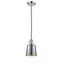 Polished Chrome Mini Pendant Light with Glass Shade