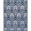 Ivory Floral Elegance 8' x 10' Hand-Tufted Wool-Cotton Rug