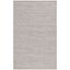 Gray Wool 8' x 10' Handmade Flat Woven Area Rug