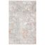 Gray Hand-Knotted Wool and Viscose Area Rug