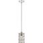 Oliver Polished Nickel Mini Pendant with Crystal Accents