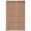 Coastal Haven Hand-Woven Jute Area Rug, Natural, 5' x 8'