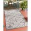 Charcoal Gray 10' x 14' Synthetic Reversible Outdoor Rug