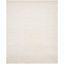 Elegant Ivory Mirage 8' x 10' Hand-Knotted Wool-Blend Area Rug