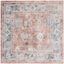 Elysian Blue Square Hand-Knotted Chic Area Rug - 5'3"