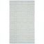 Montauk 3' x 5' Light Blue Ivory Handwoven Cotton Rug