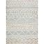 Charcoal & Natural Bohemian 4' x 6' Hand-Woven Kilim Area Rug