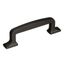 Black Bronze 3" Matte Cabinet Drawer Pull with Mounting Hardware