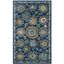 Heritage Navy and Gold Hand-Tufted Wool Area Rug 3' x 5'