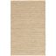 Natural Jute Bleached Rectangular 2 ft x 3 ft Area Rug