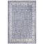 Helena Blue and White Cotton Blend Rectangular Rug 3' x 5'