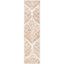 Ivory and Brown Hand-Tufted Wool Runner Rug