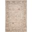 Ivory Elegance 4' x 6' Hand-Knotted Wool & Viscose Blend Area Rug