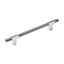 Polished Chrome and Black Chrome Modern Bar Pull