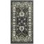 Gray High Pile Synthetic Hand-knotted Rectangular Area Rug