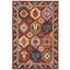 Handmade Red Wool Tribal 4' x 6' Area Rug