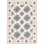 Country Blossom Hand-Tufted Wool Area Rug 4' x 6' - Blue Floral