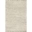 Ivory Flat Woven Wool Handmade Rectangular Area Rug 5' x 8'