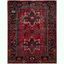 Elegant Vintage Red Synthetic Rectangular Area Rug - Easy Care