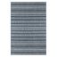 Chambray Blue Easy-Care Synthetic Rectangular Area Rug 3'3" x 5'