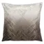 Sarla 19" Square Brown and Gold Art Deco Pillow