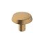 Champagne Bronze Round Modern Cabinet Knob with Mounting Hardware