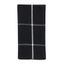 Black Windowpane Plaid Cotton Table Napkins (Set of 4)