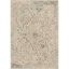 Vintage Cream and Beige Viscose Rectangular Area Rug