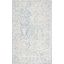 Blue and Ivory Hand-Tufted Wool 4' x 6' Area Rug