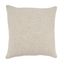 Toscana Daydream 20'' Beige Linen-Blend Throw Pillow with Piping