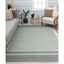 Handwoven Timeless Stripe 8'x10' Gray Wool Area Rug