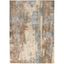 Abstract Industrial Gray 5'3" x 7'3" Synthetic Area Rug