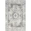 Gray Distressed Persian 5' x 7' Synthetic Area Rug