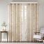 Natural Palm Leaf Sheer Grommet Window Curtain