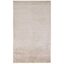 Light Silver Hand-Knotted Wool and Viscose Area Rug