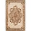 Ivory and Light Grey Hand-Tufted Wool 6' x 9' Area Rug