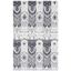 Ivory and Black Hand-Tufted Wool Ikat Area Rug 3' x 5'