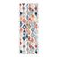 Ivory and Multicolor Diamond Pattern Synthetic Area Rug, 2'6" x 4'