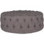 Charlene Gray Tufted Round Cocktail Ottoman