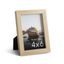 Natural Oak 4x6 Tabletop and Wall Picture Frame with Glass