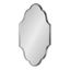 Rowla Scalloped Silver Stainless Steel Wall Mirror