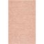 Handmade Pink and Natural Wool Area Rug 3' x 5'