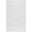 Ivory and Silver 8' x 10' Tufted Wool Area Rug