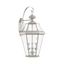 Georgetown Brushed Nickel 3-Light Outdoor Wall Lantern