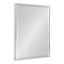 Rhodes 30" x 24" Silver Polystyrene Rectangular Dresser Mirror