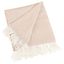 Elegant Herringbone Throw Blanket with Tassel Fringe - Camel 50"x60"