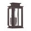 Princeton Classic Bronze 1-Light Outdoor Wall Lantern with Clear Glass