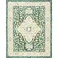 Aspen Green and Ivory Floral Wool 8' x 10' Area Rug