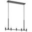 Torvee 42" Black 5-Light Linear Chandelier