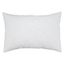 White Cotton Down Feather Pillow Insert 14" x 23"